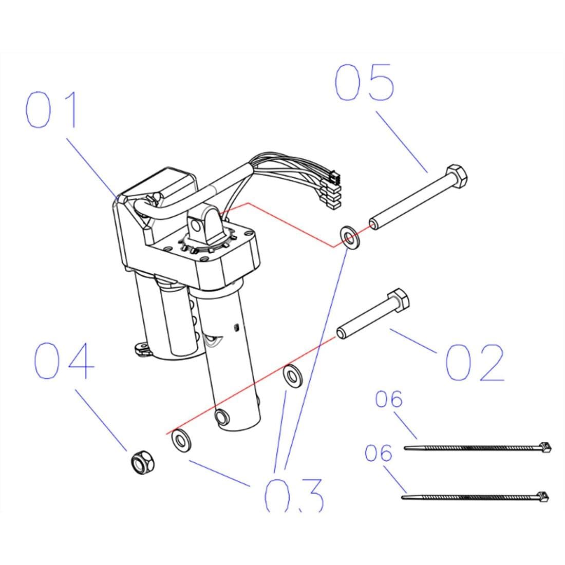 MOTEUR D'INCLINAISON