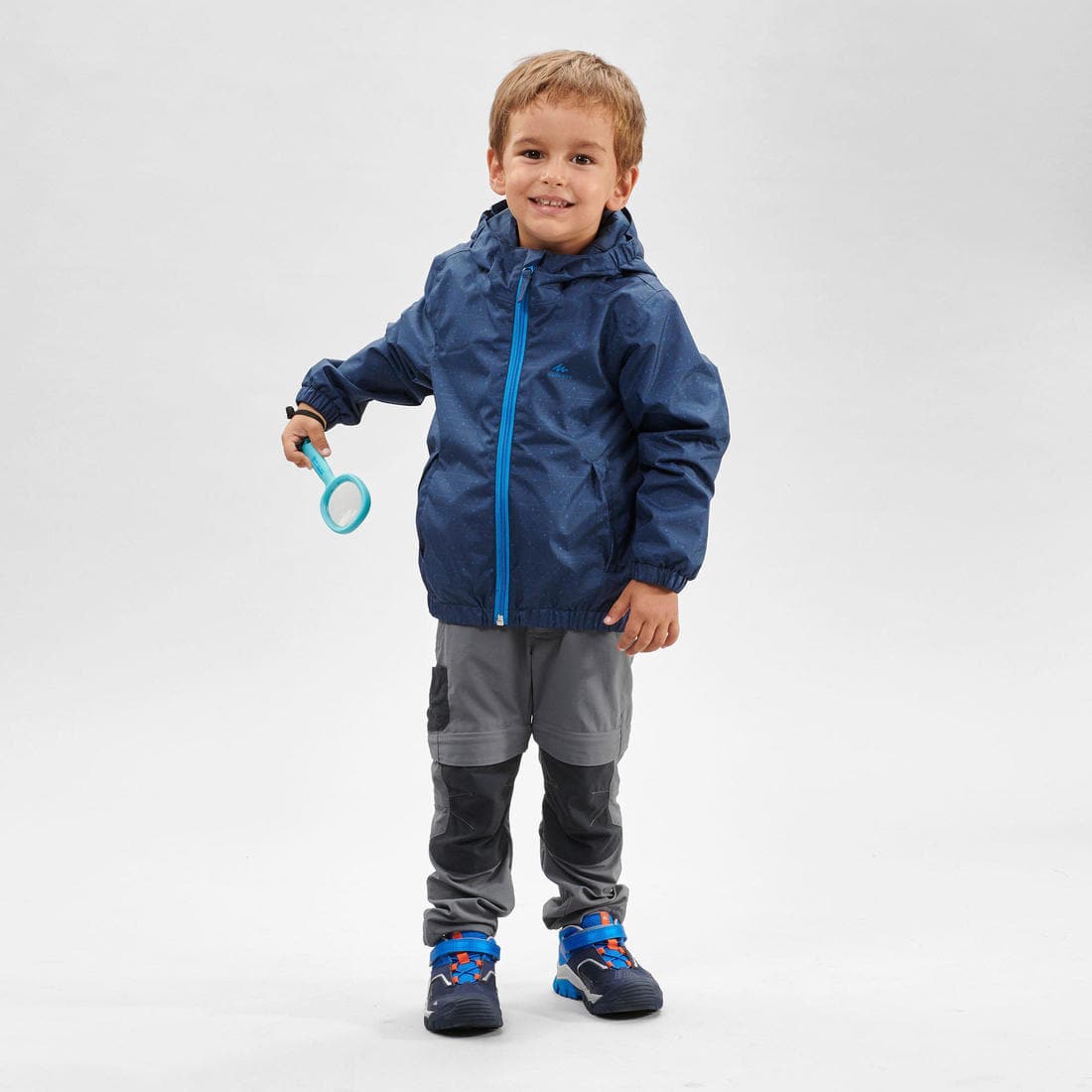 Veste imperméable de randonnée enfant - MH500 KID - 2-6 ANS