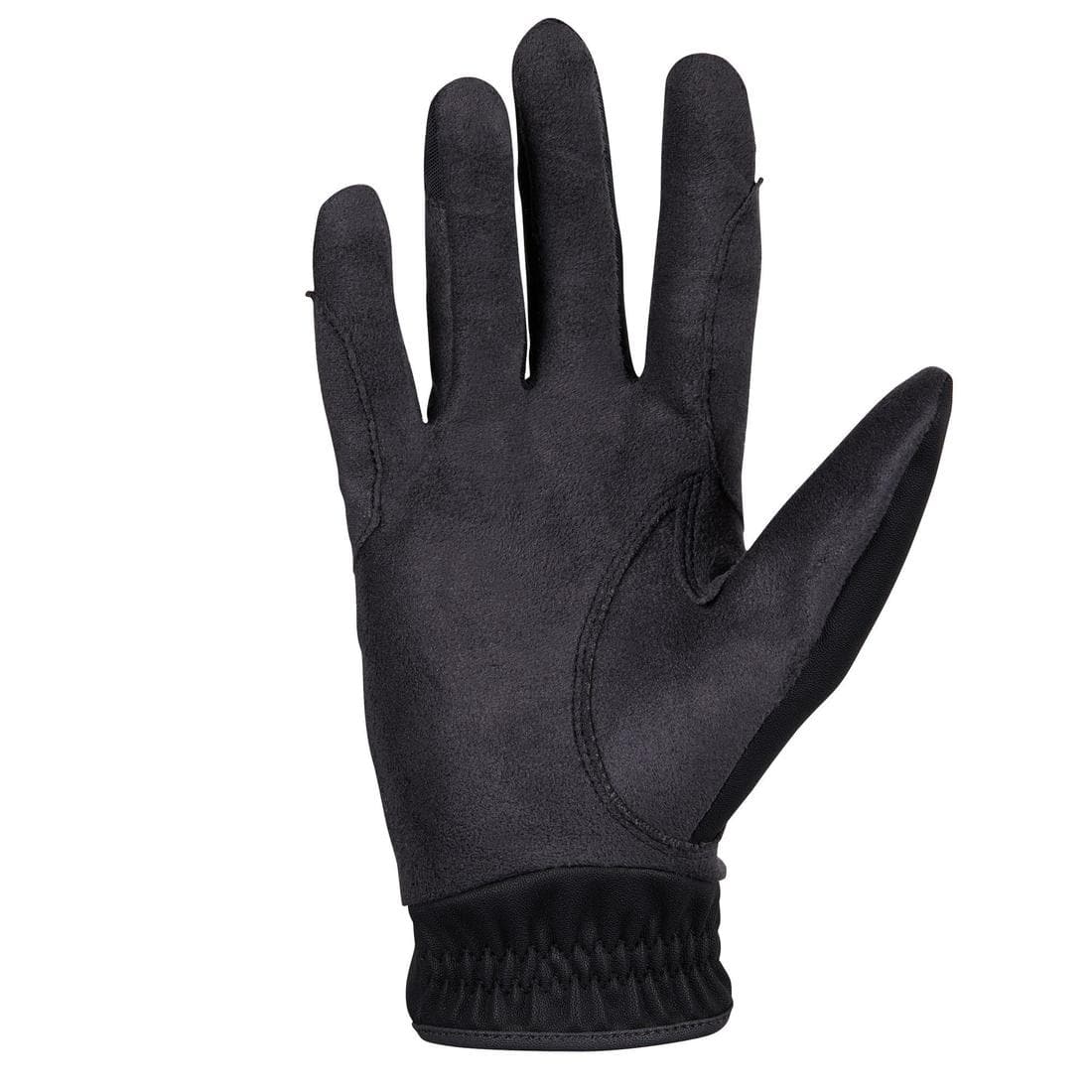 Gants équitation enfant 500 noir et