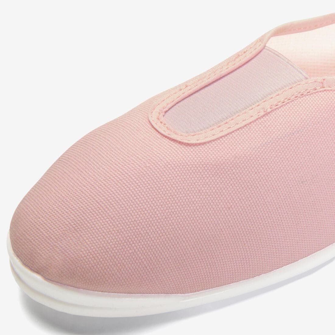 Chaussons gym fille et garçon en tissu rose