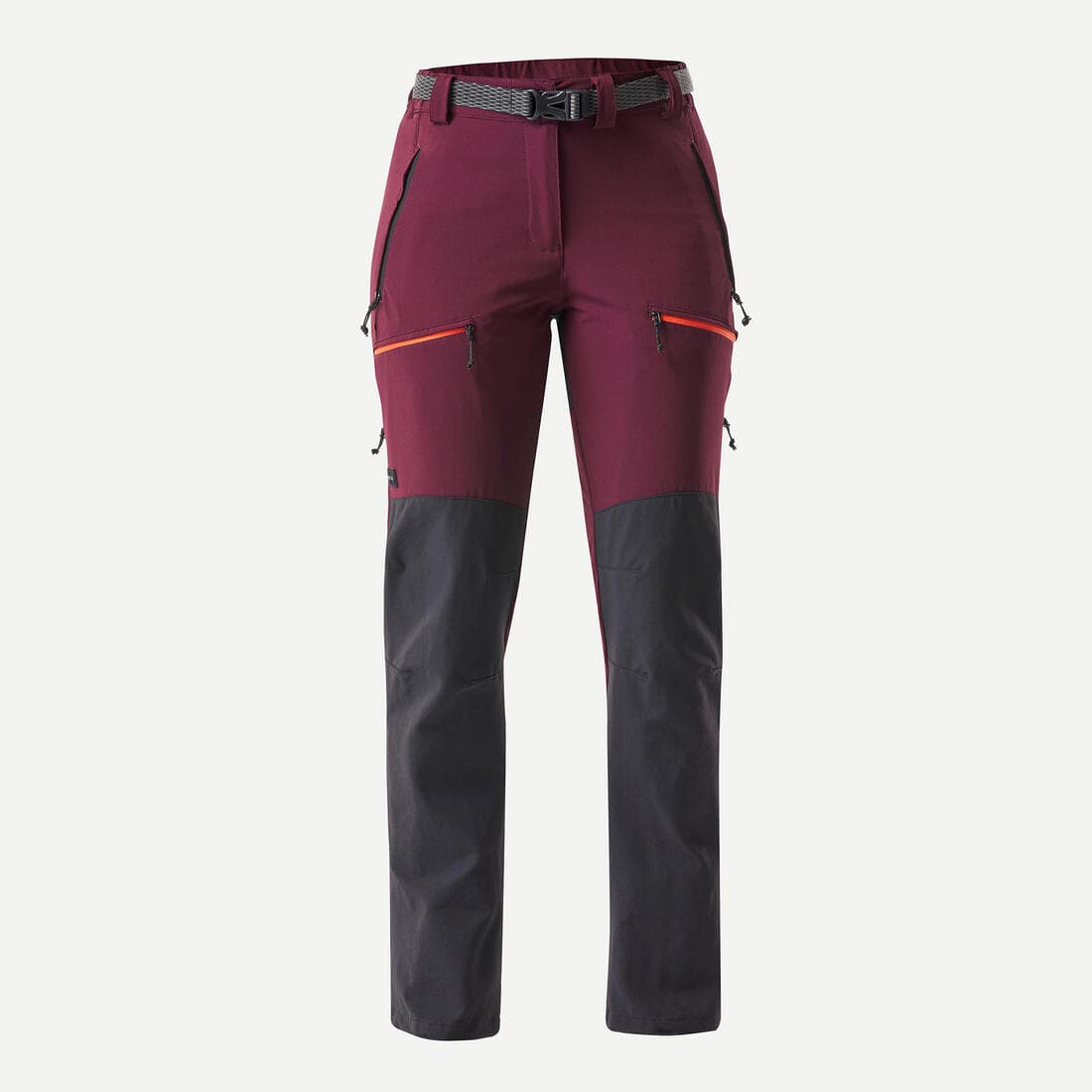 Pantalon déperlant de trek montagne - MT900 noir - Femme