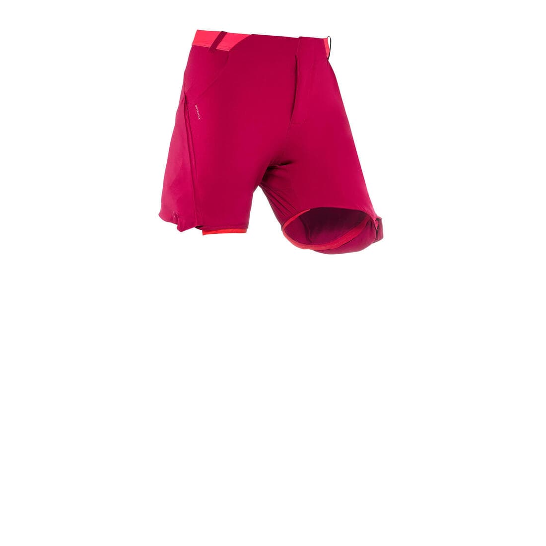 Pantalon de randonnée modulable enfant MH500 framboise 7-15 ans