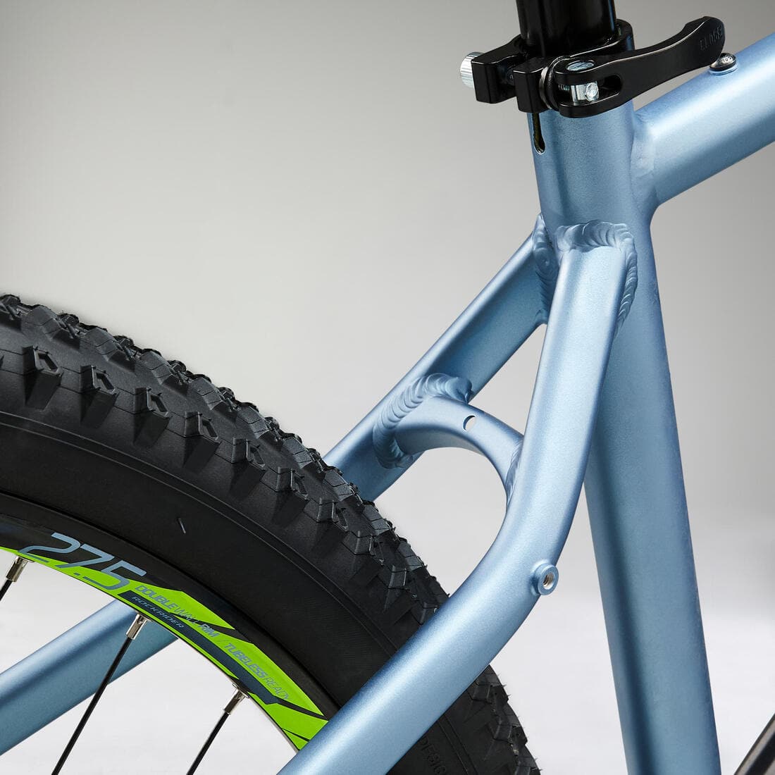 Vélo VTT électrique semi-rigide 27'5", E-ST 100 BLEU