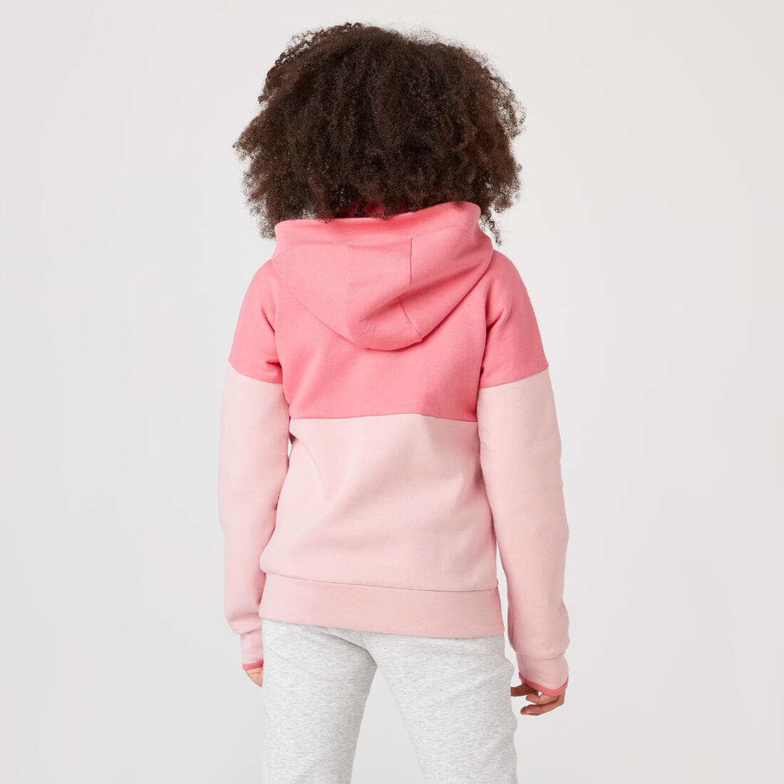 Sweat zippé à capuche enfant coton respirant - 900