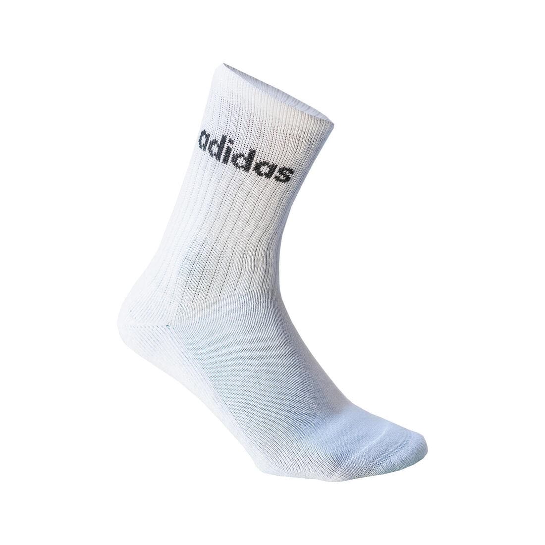 CHAUSSETTES DE SPORT HAUTES ADIDAS BLANC LOT DE 3