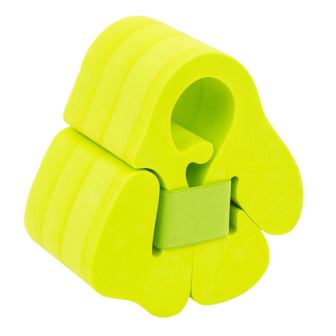 Brassards piscine en mousse vert avec sangle élastiquée pour enfant de 15-30 kg