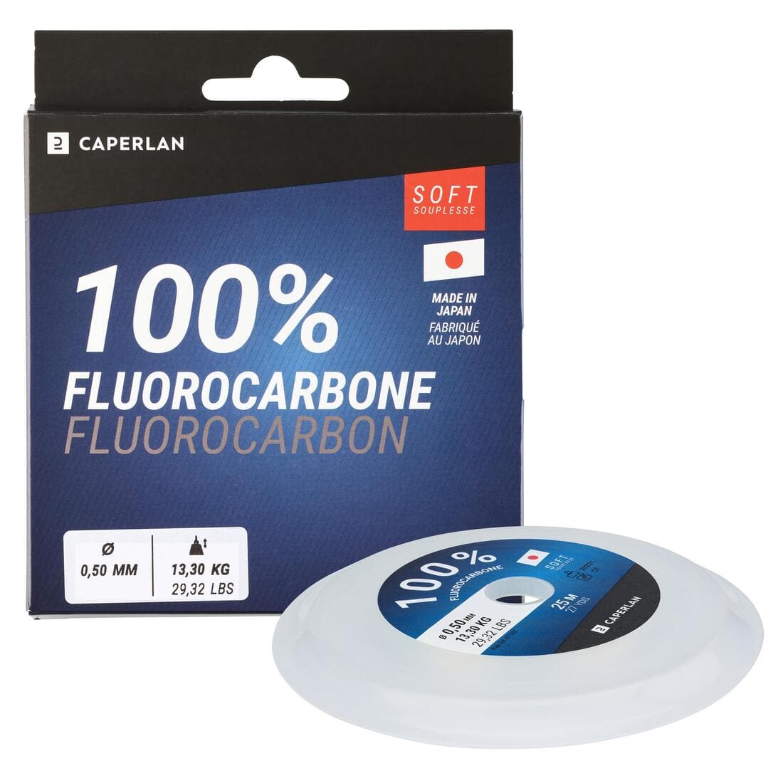 FIL DE PÊCHE FLUOROCARBONE SOFT 100% 25M