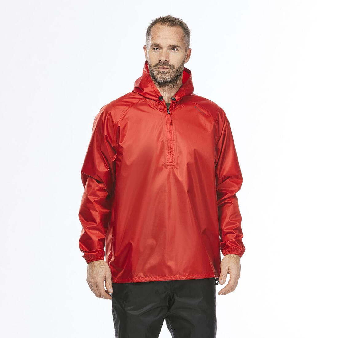 Veste coupe vent et déperlante de randonnée - Raincut 1/2 Zip - Homme