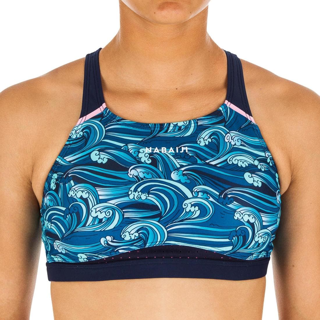 Haut de maillot de bain de natation fille  Kamyleon Wave