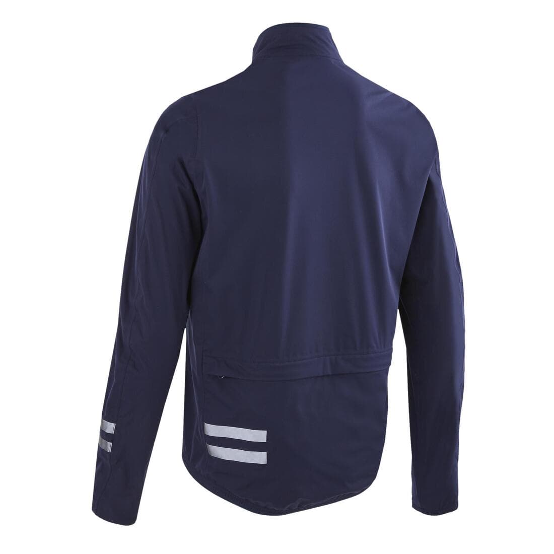 Veste vélo route manches longues coupe pluie homme - RC500 marine