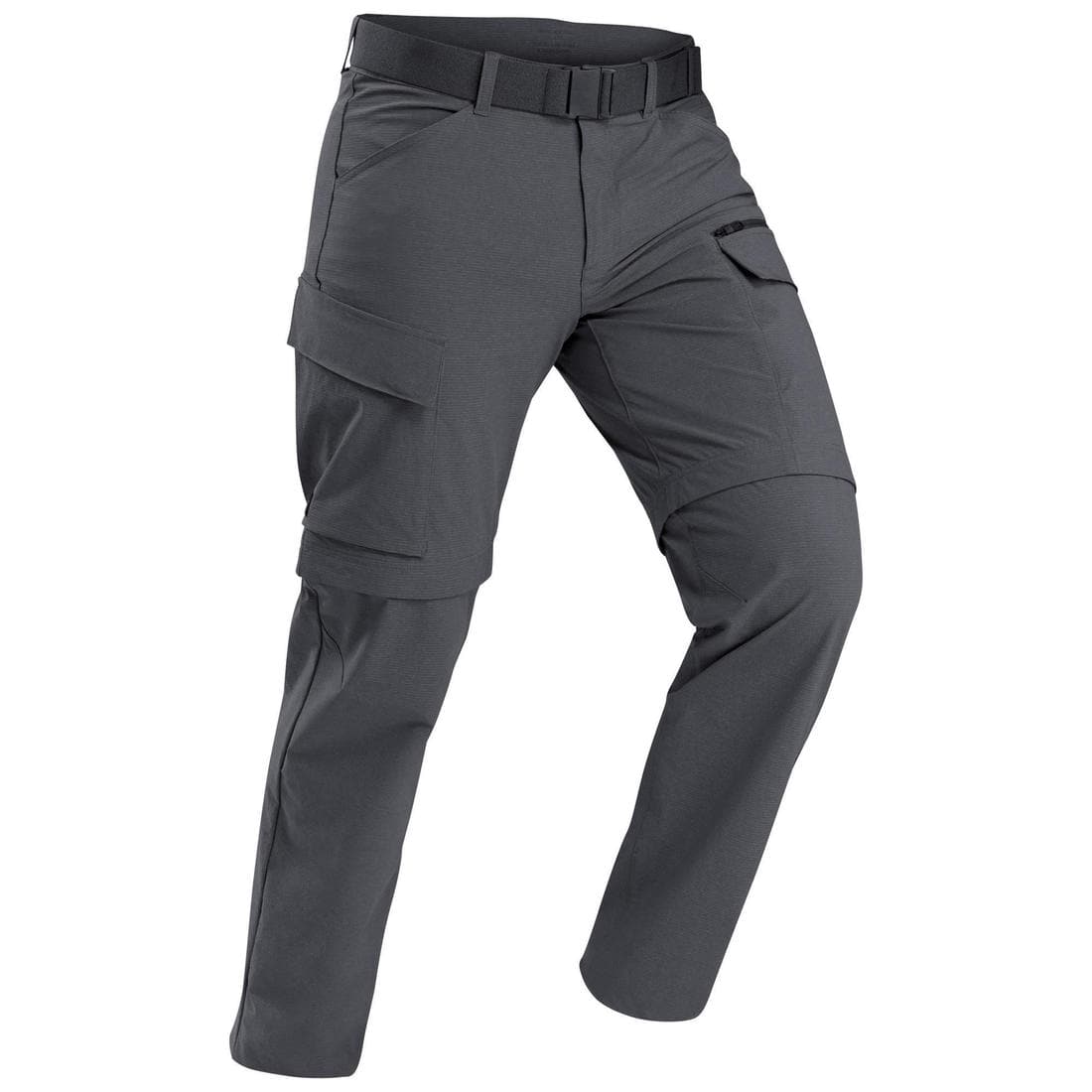 Pantalon modulable 2 en 1 de trek voyage - TRAVEL 900 MODUL gris Homme