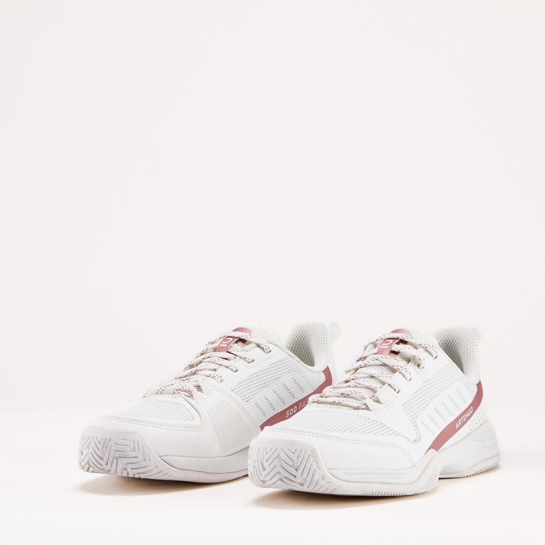 CHAUSSURES TENNIS ENFANT - TS500 FAST JR LACE PINKFIRE