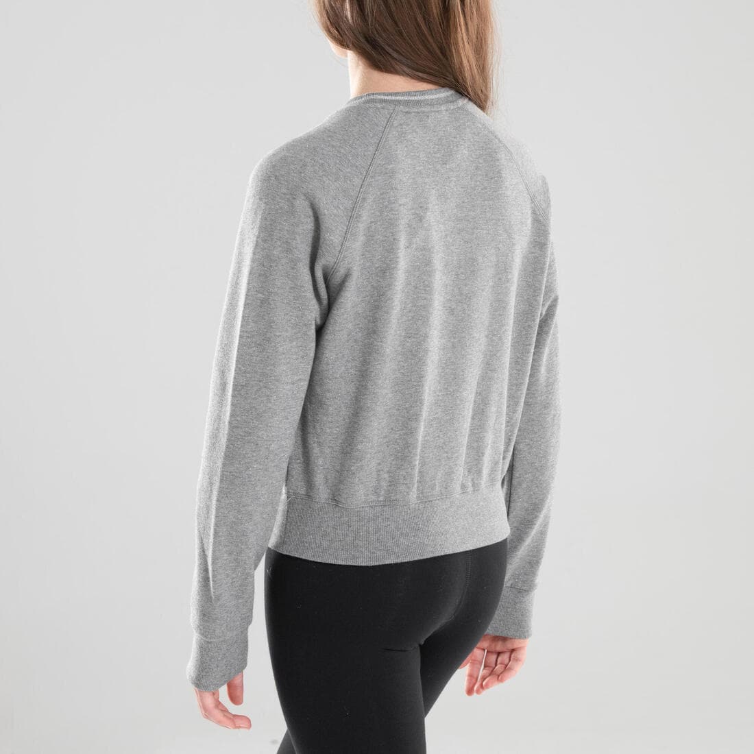 Sweat de danse moderne gris fille