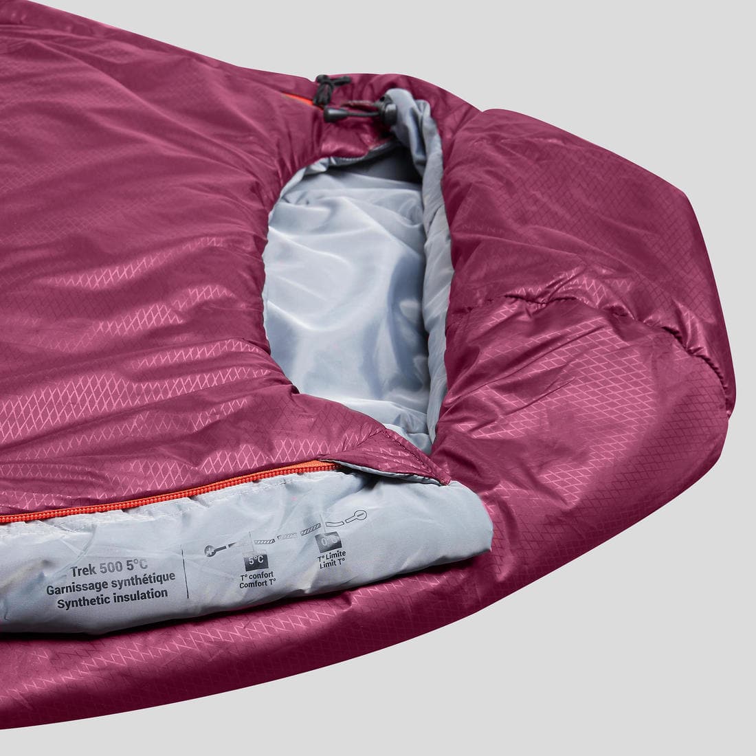 Sac de couchage de trekking - MT500 5°C - Polyester