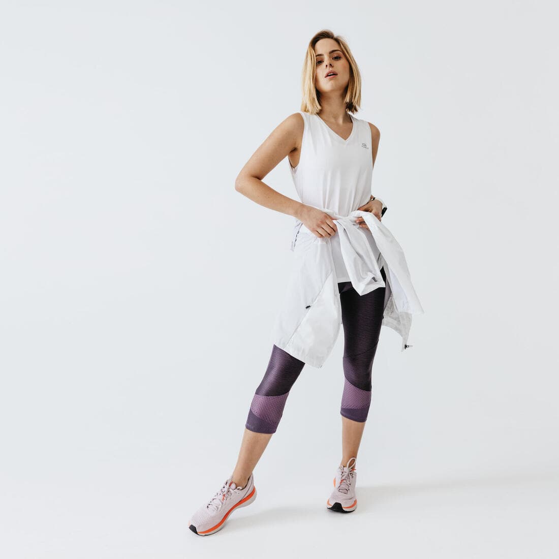 Legging court running respirant femme - Dry+ Feel