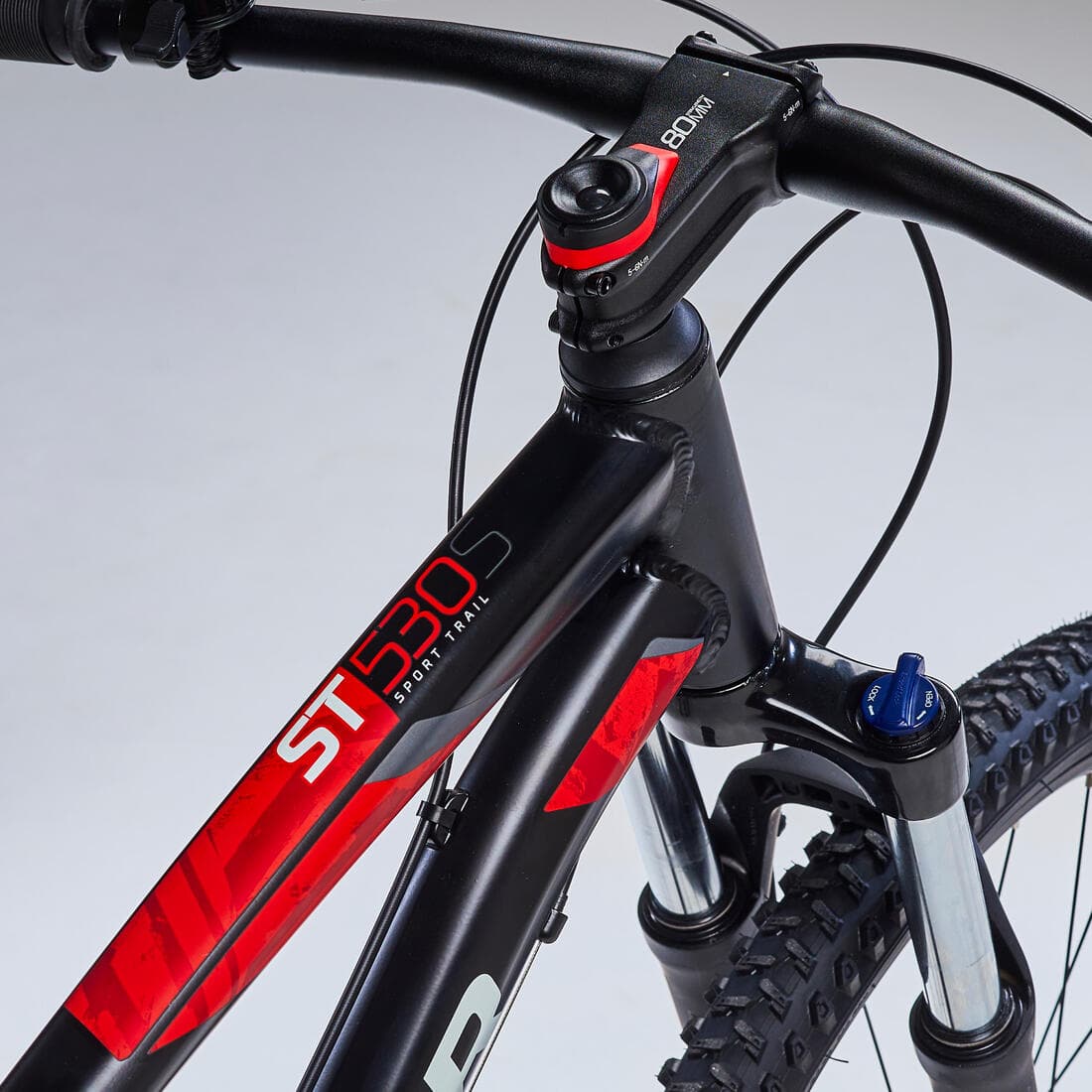 VÉLO VTT ST 530 S NOIR ROUGE 27,5"