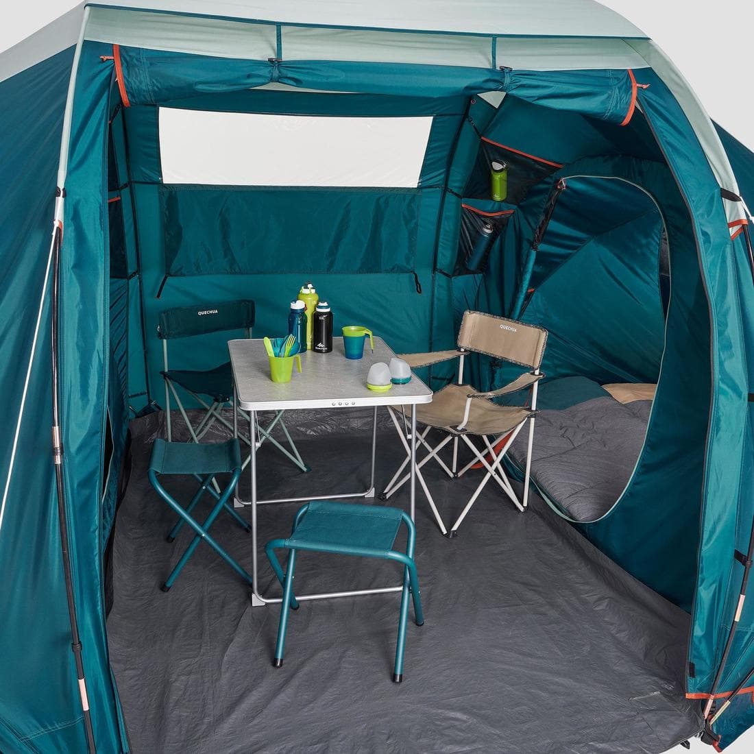 Tente à arceaux de camping - Arpenaz 4.2 - 4 Personnes - 2 Chambres