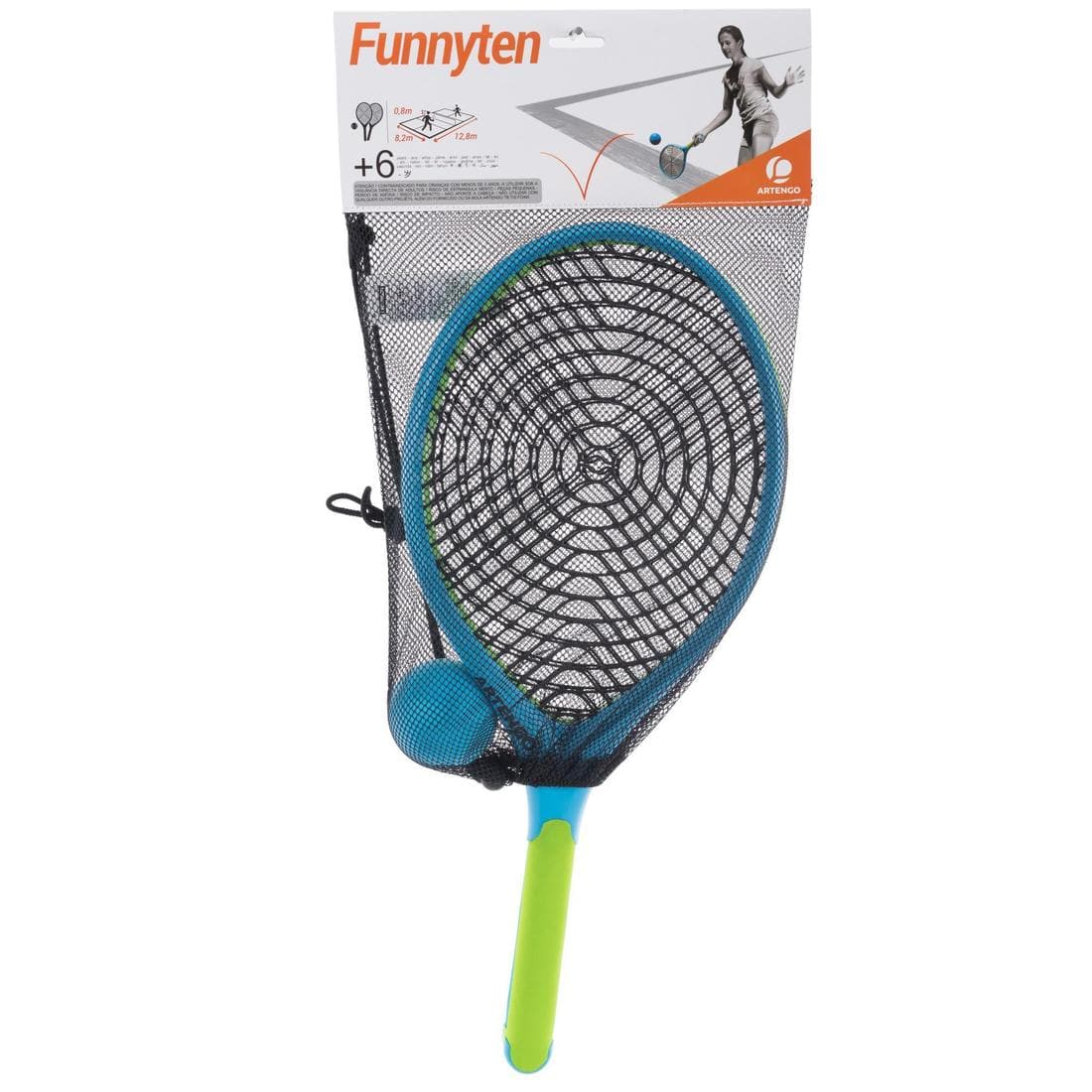 SET FUNYTEN BLEU VERT 2 RAQUETTES ET 1 BALLE