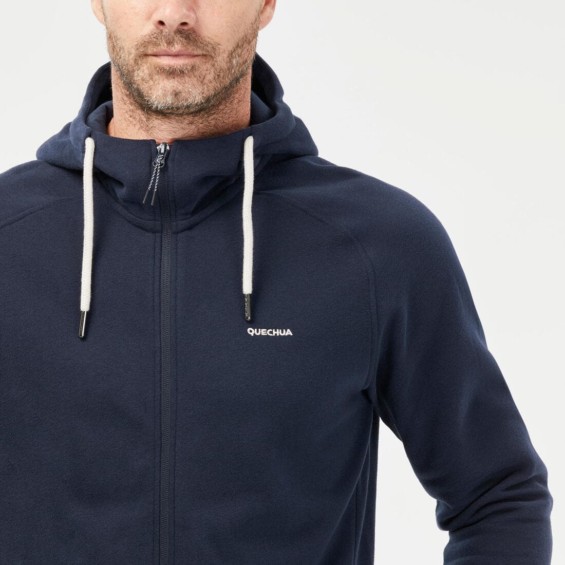 Sweat zippé à capuche de randonnée - NH150 - Homme