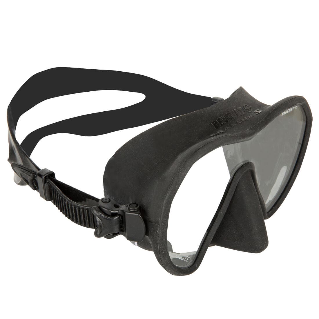 Masque de chasse sous marine en apnée Maxlux S noir