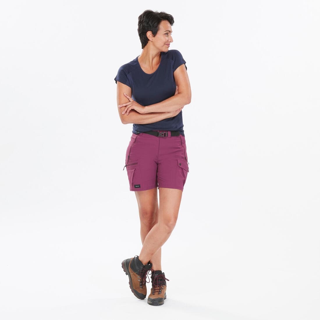 Short de trek montagne femme - mt500