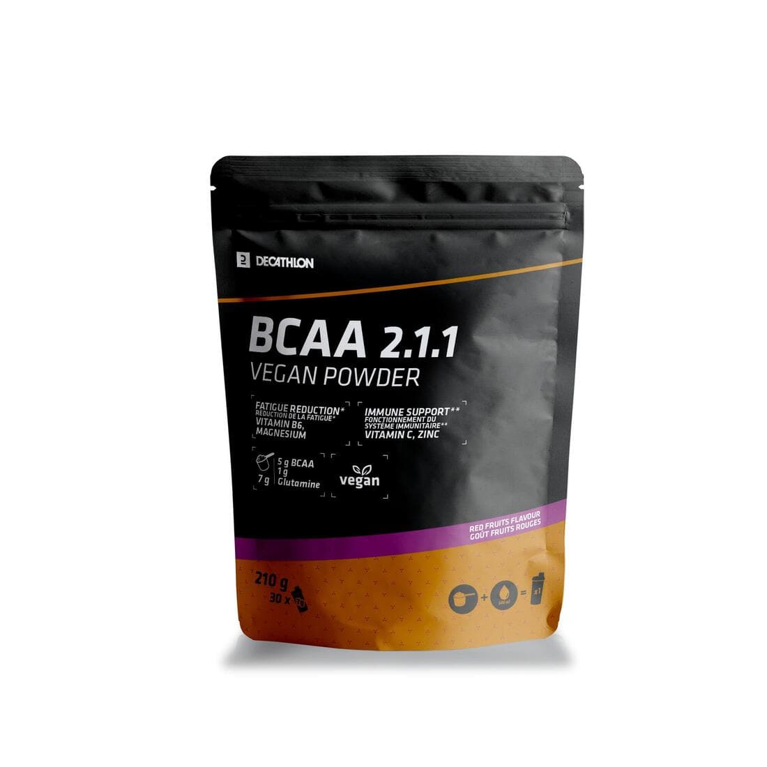 BCAA VEGAN 2.1.1 EN POUDRE GOUT FRUITS ROUGES