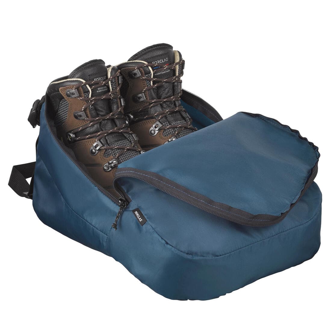 Housse de rangement pour chaussures de trekking et de randonnée.