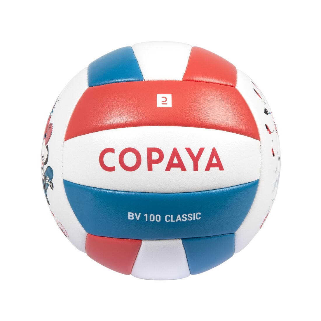 Ballon de Beach volley 100 Classic cousu Taille 3 Junior Vert Totem