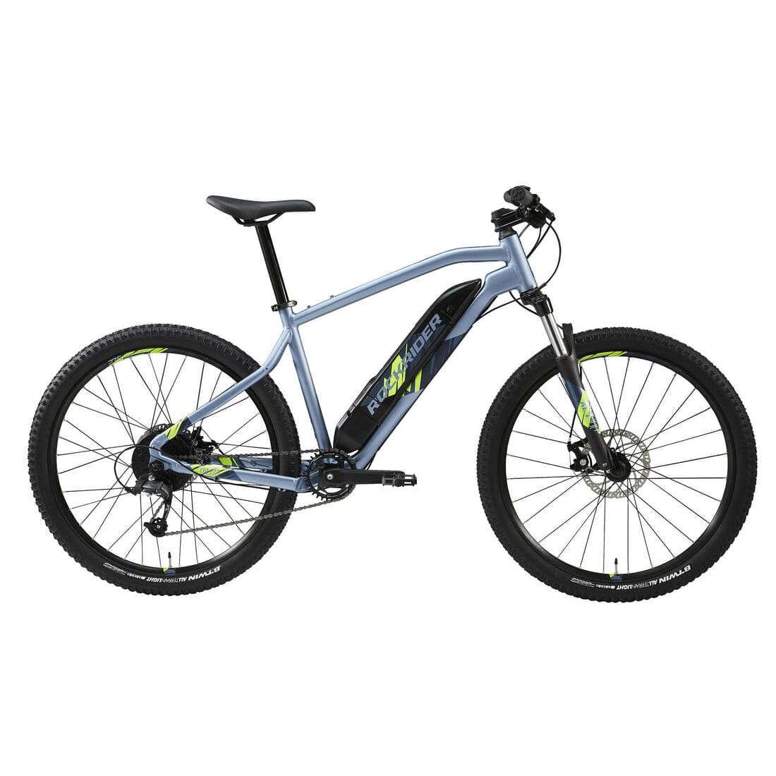 Vélo VTT électrique semi-rigide 27'5", E-ST 100 BLEU