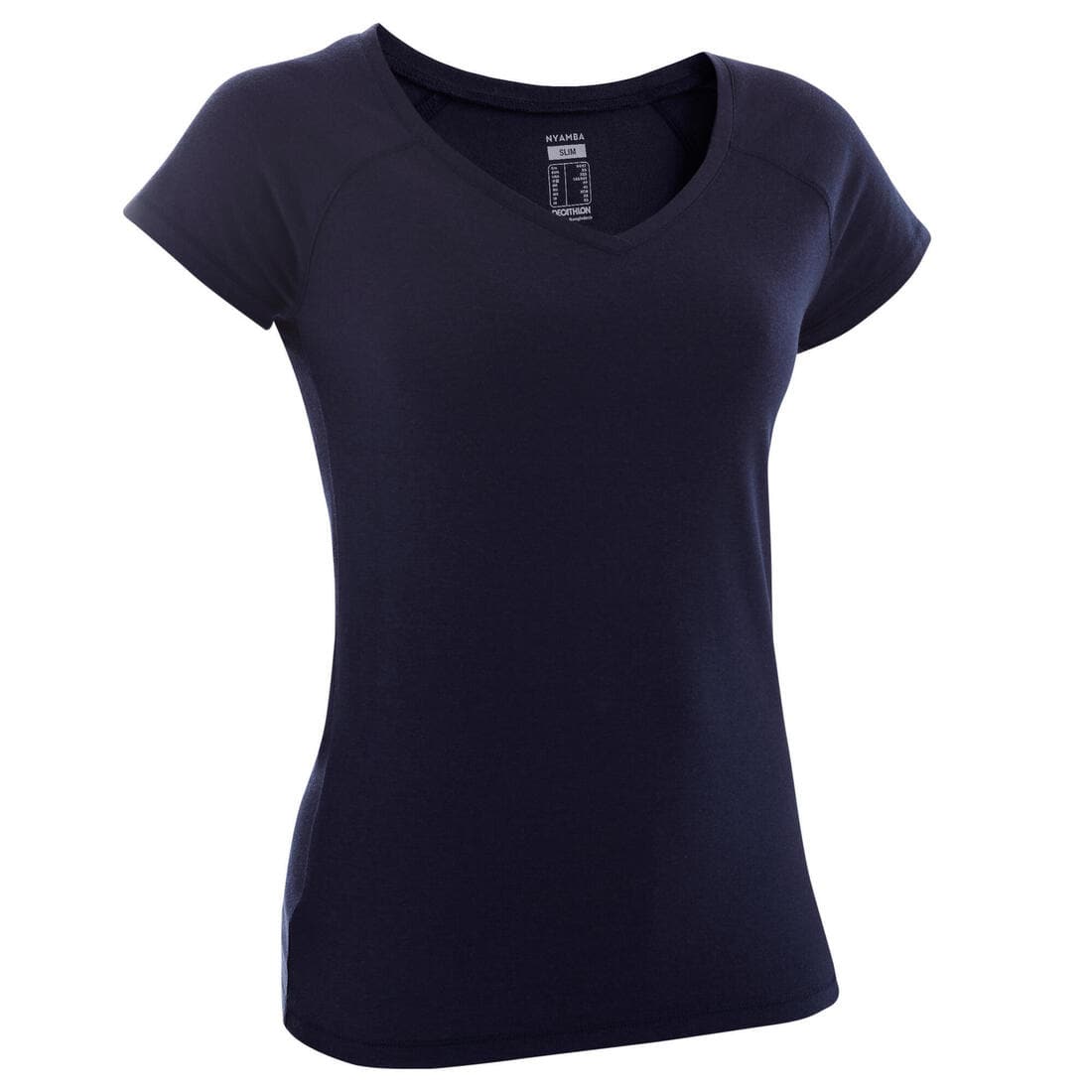 T-shirt Col V fitness Femme - 500