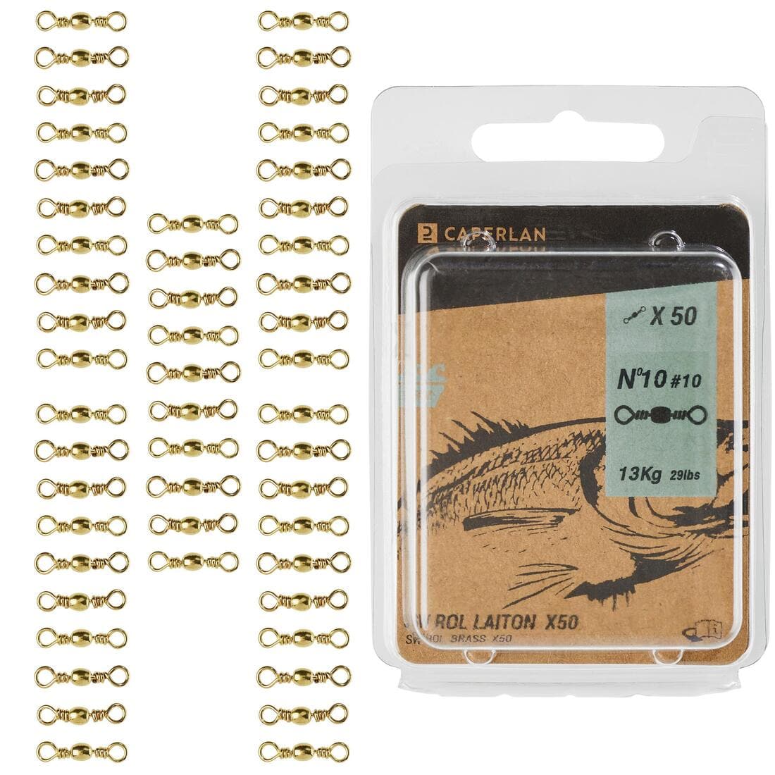 Émerillon pêche en mer swivel brass SW ROL LAITON x50