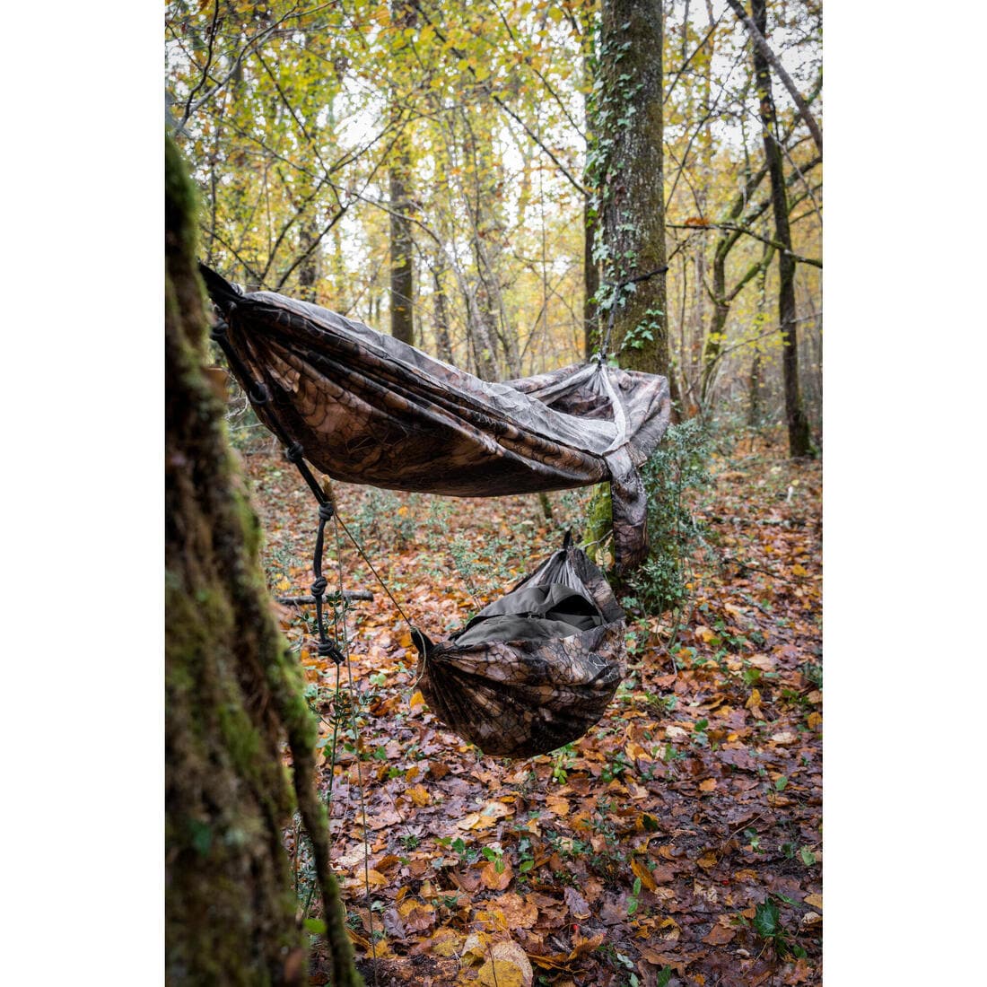 Hamac Bushcraft Résistant 1 personne Camouflage Furtiv