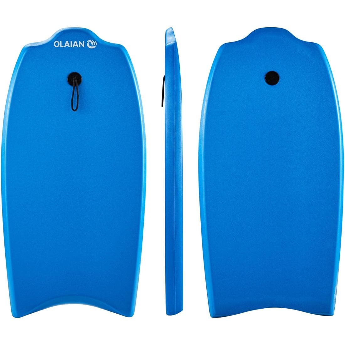 Bodyboard 100 bleu 1er prix technique enfant 6-12 ans 35" + leash