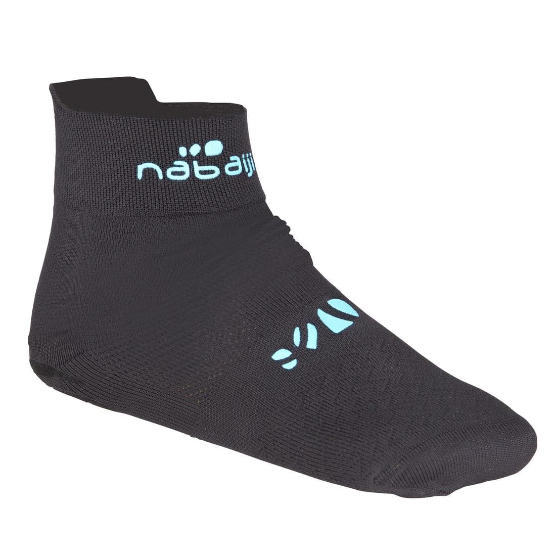 CHAUSSETTES DE NATATION AQUASOCKS ADULTES - NOIRES