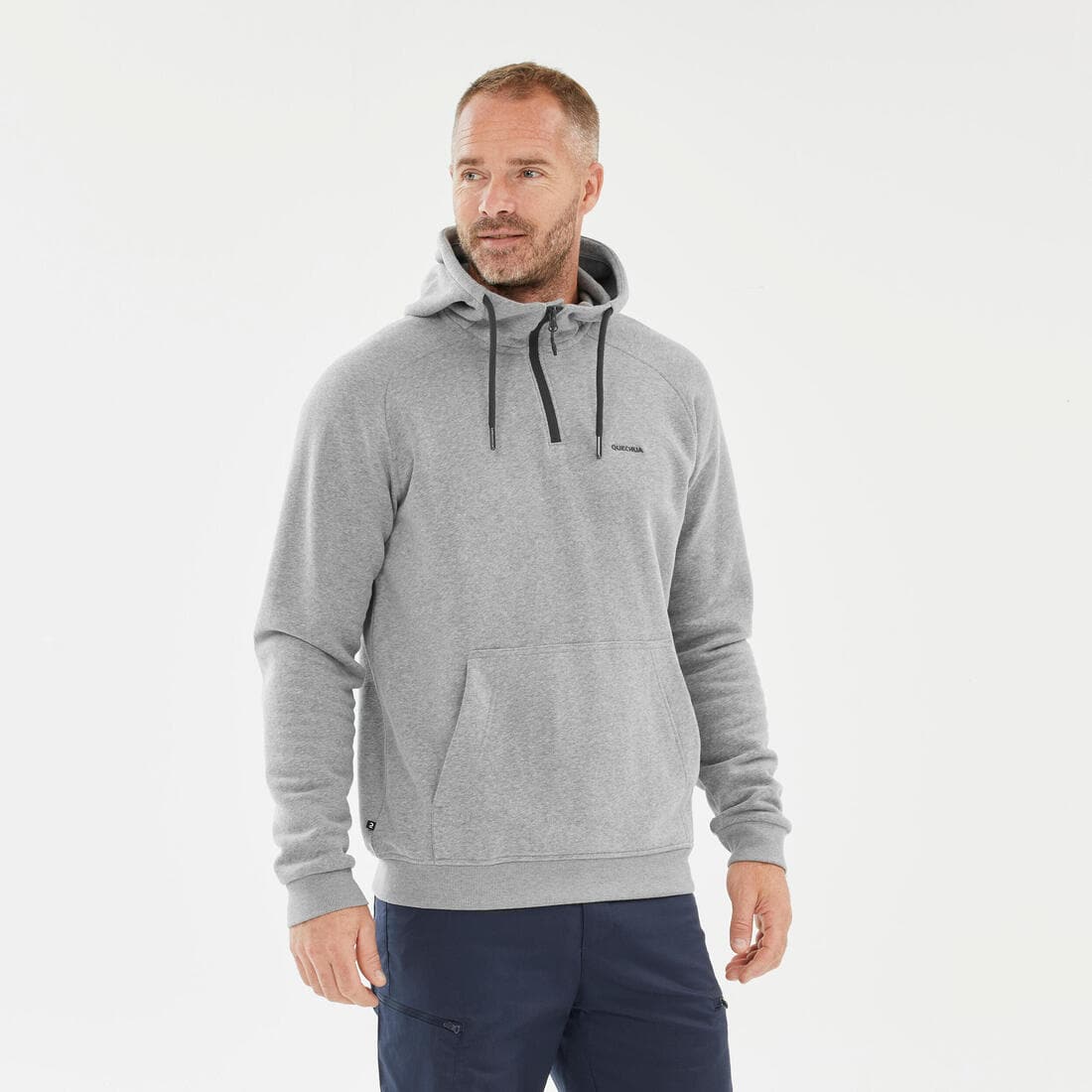 Sweat à capuche de randonnée - NH150 1/2 zip homme