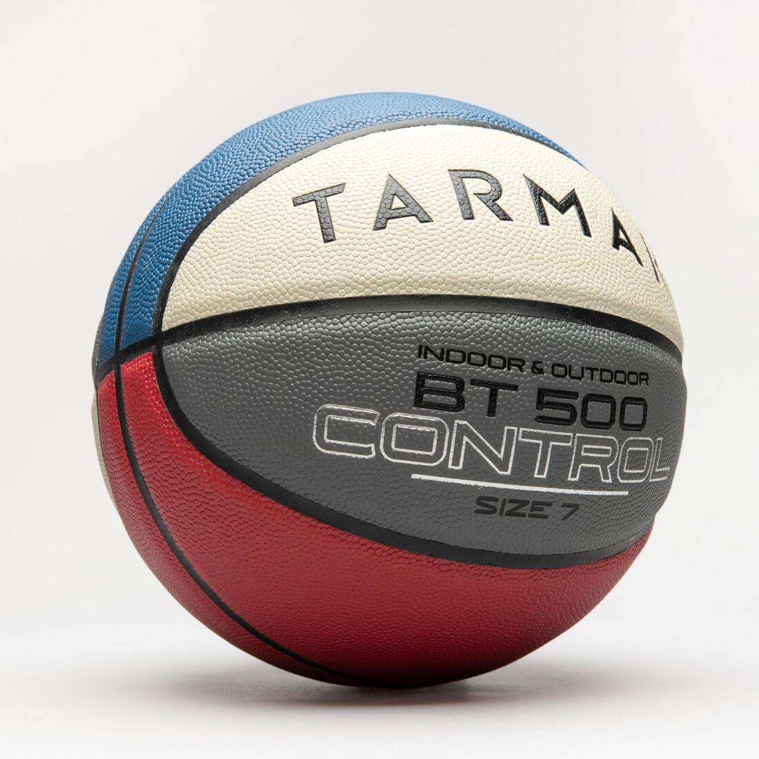 Ballon de basket BT500 taille 7 Marron Fiba garçon et homme à partir de 13 ans.