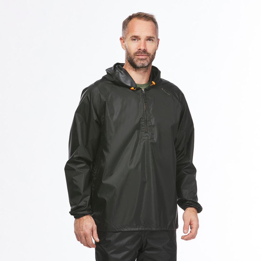 Veste coupe vent et déperlante de randonnée - Raincut 1/2 Zip - Homme