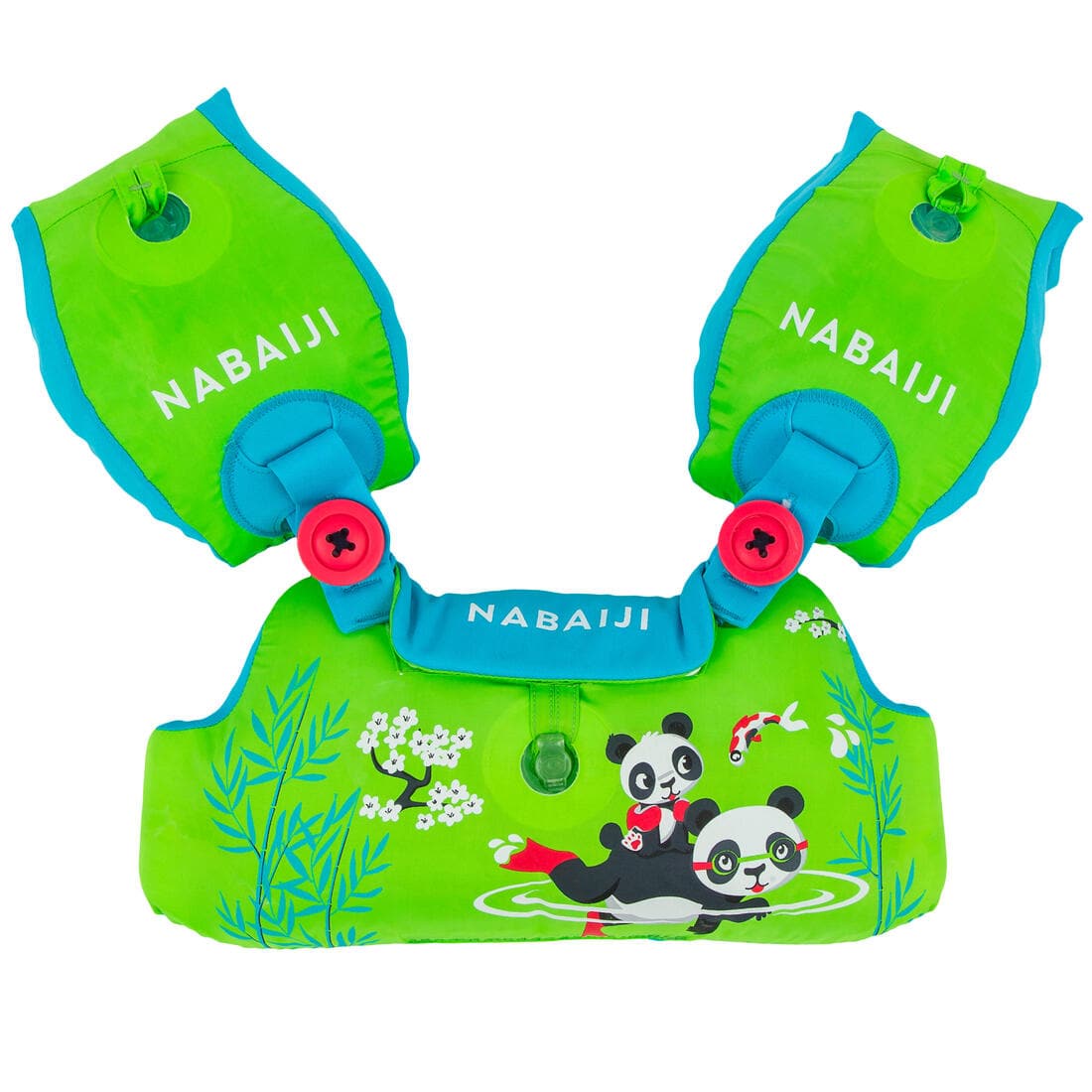 Brassards-ceinture piscine évolutif TISWIM enfant bleu "DRAGON"