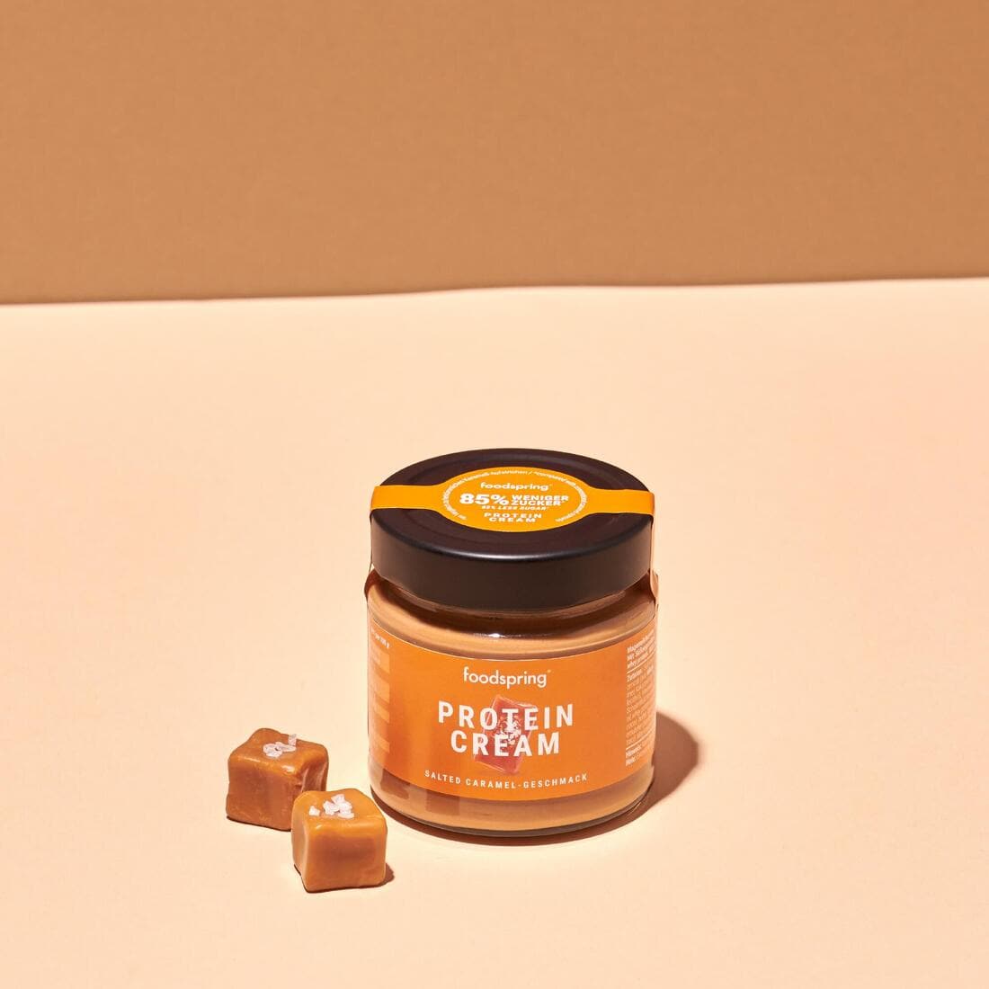 FOODSPRING pâte à tartiner protéinée goût Caramel salé 200g