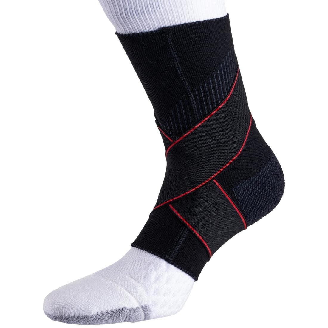 Chevillère de maintien ligamentaire gauche/droite homme/femme STRONG 100 noire