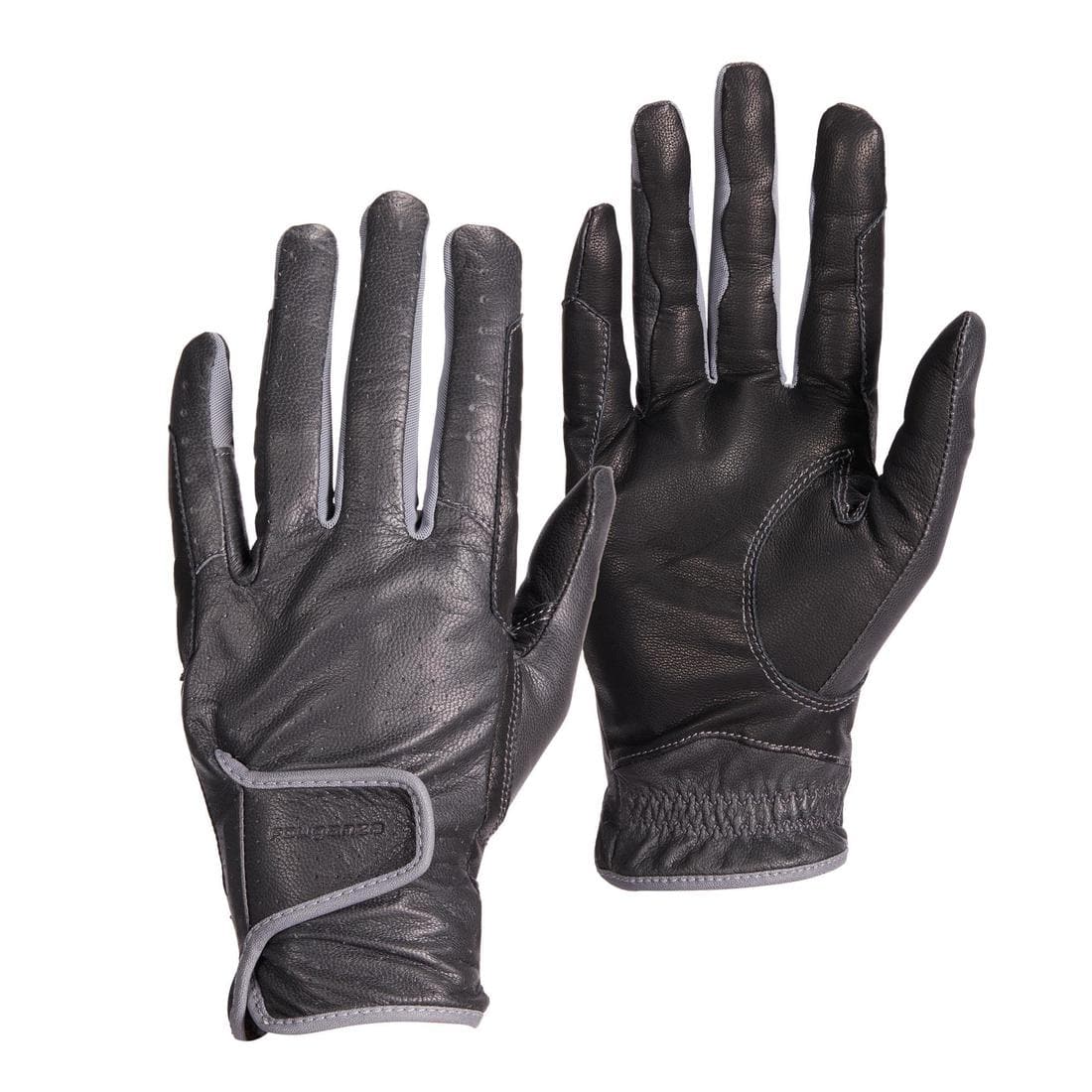 Gants cuir équitation femme 900