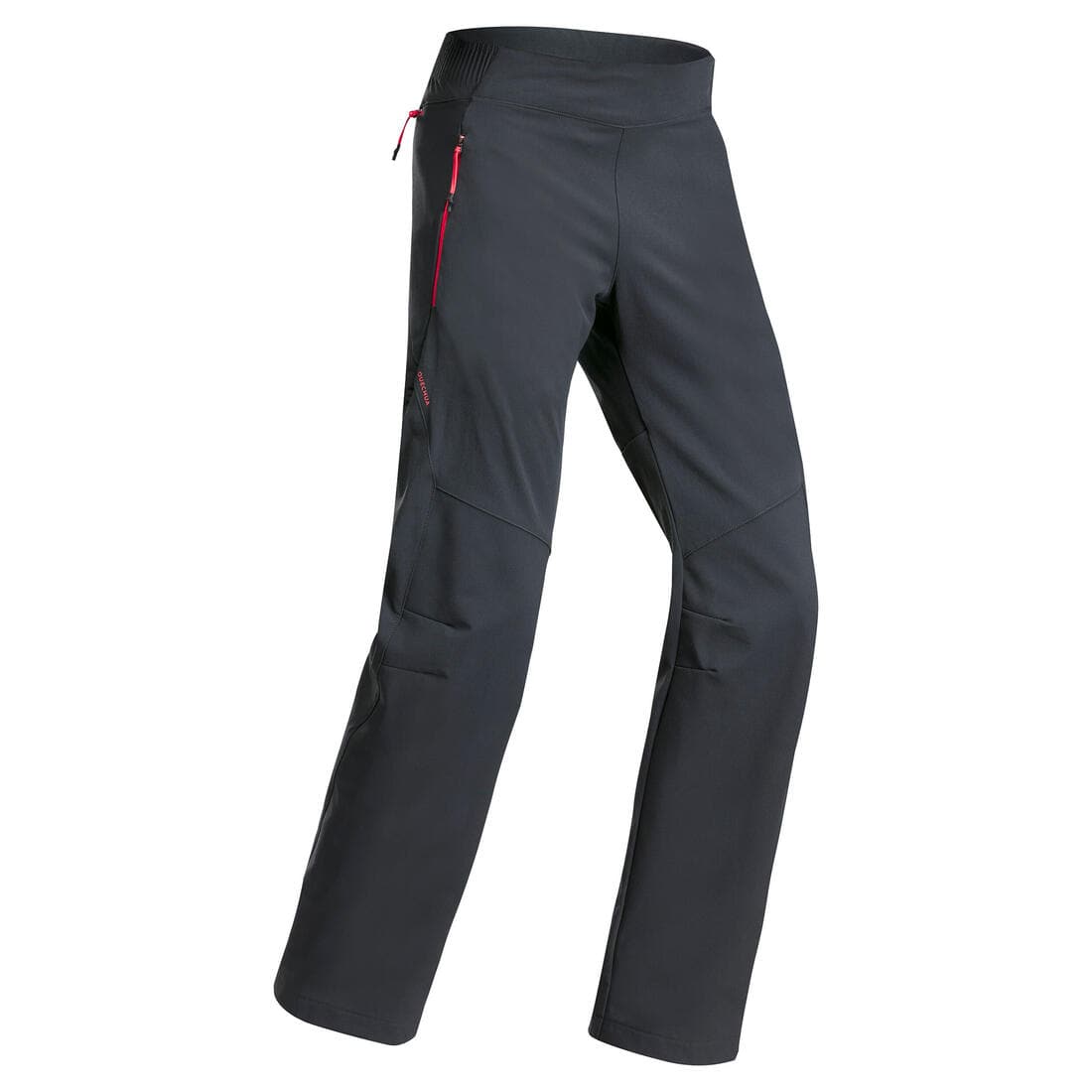 Pantalon de randonnée softshell enfant MH550 gris foncé 7-15 ans