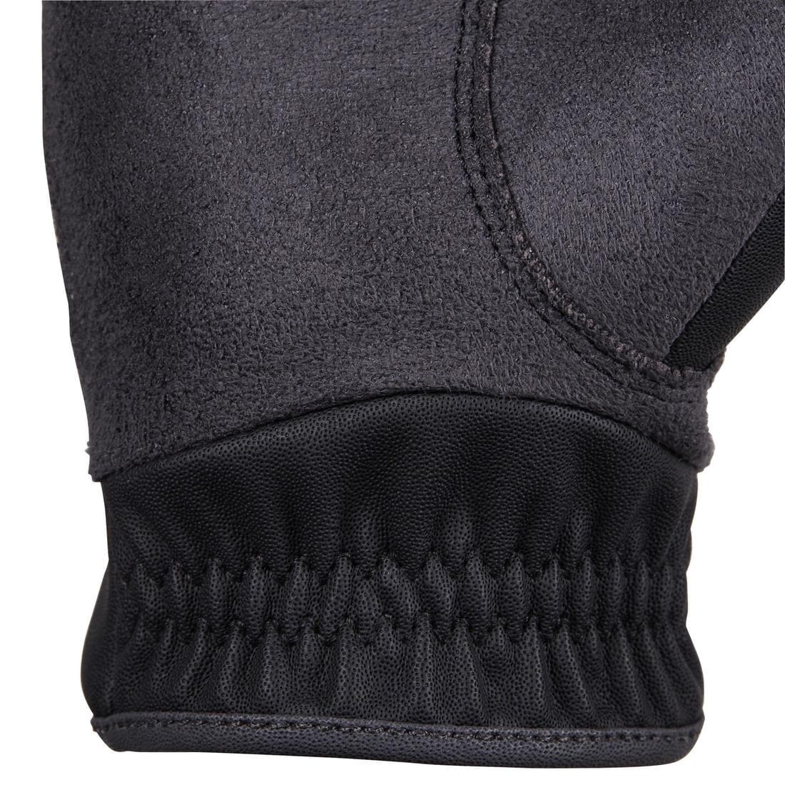 Gants équitation enfant 500 noir et