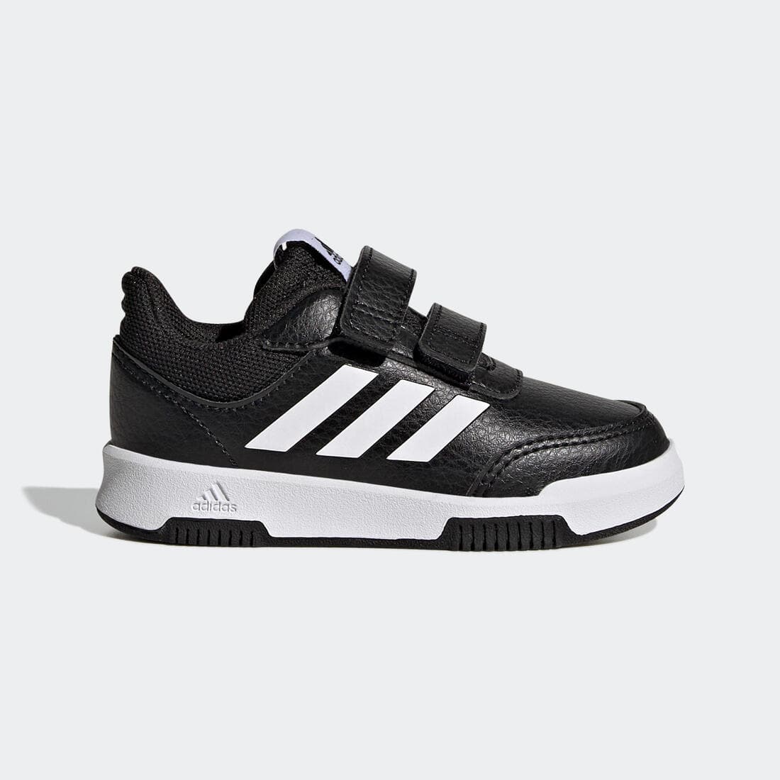 Baskets à scratch bébé - ADIDAS TENSAUR noir/blanc