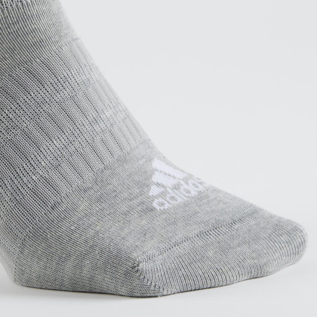 CHAUSSETTES ADIDAS BASSES NOIR BLANC GRIS LOT DE 3