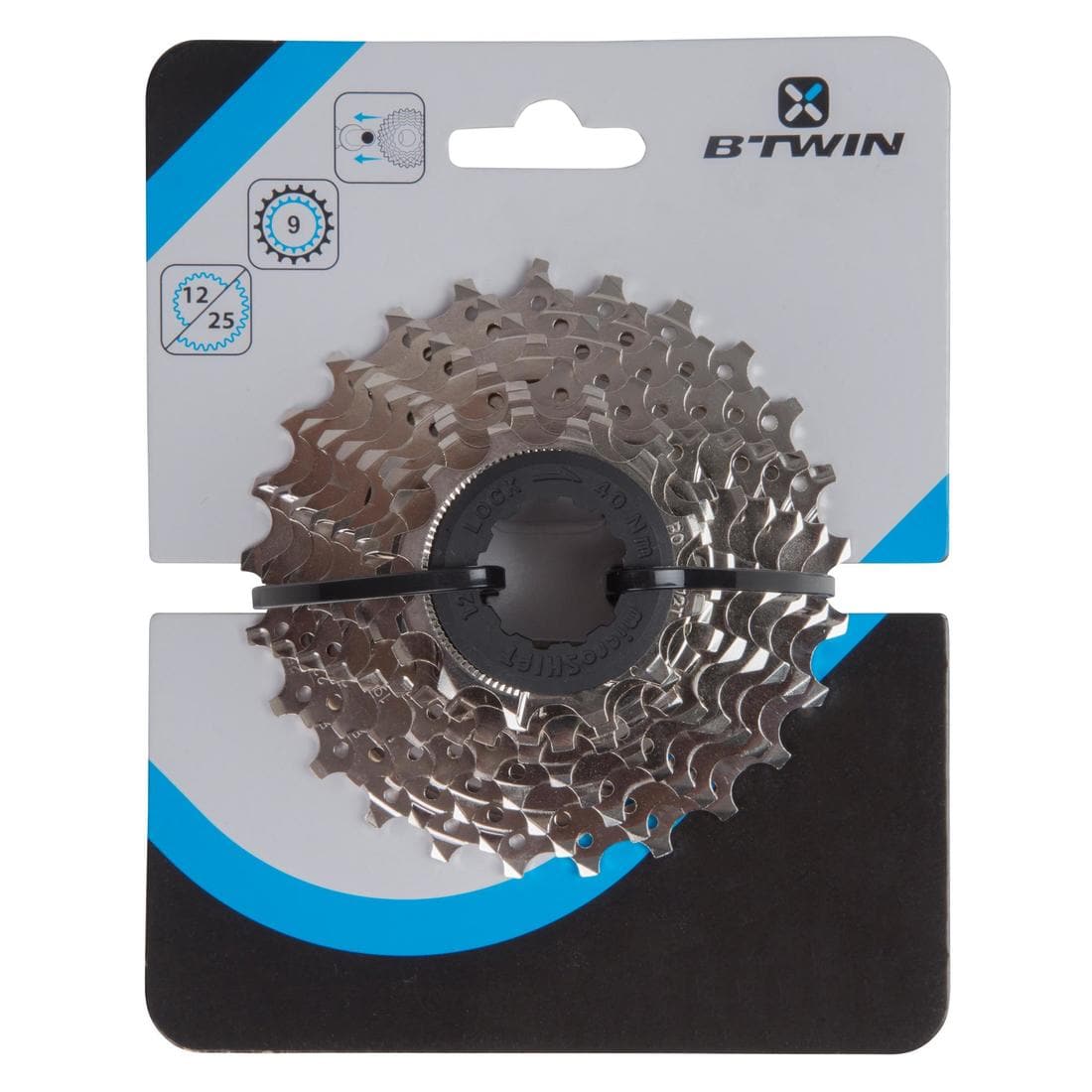 CASSETTE VELO ROUTE 9 VITESSES 12x25