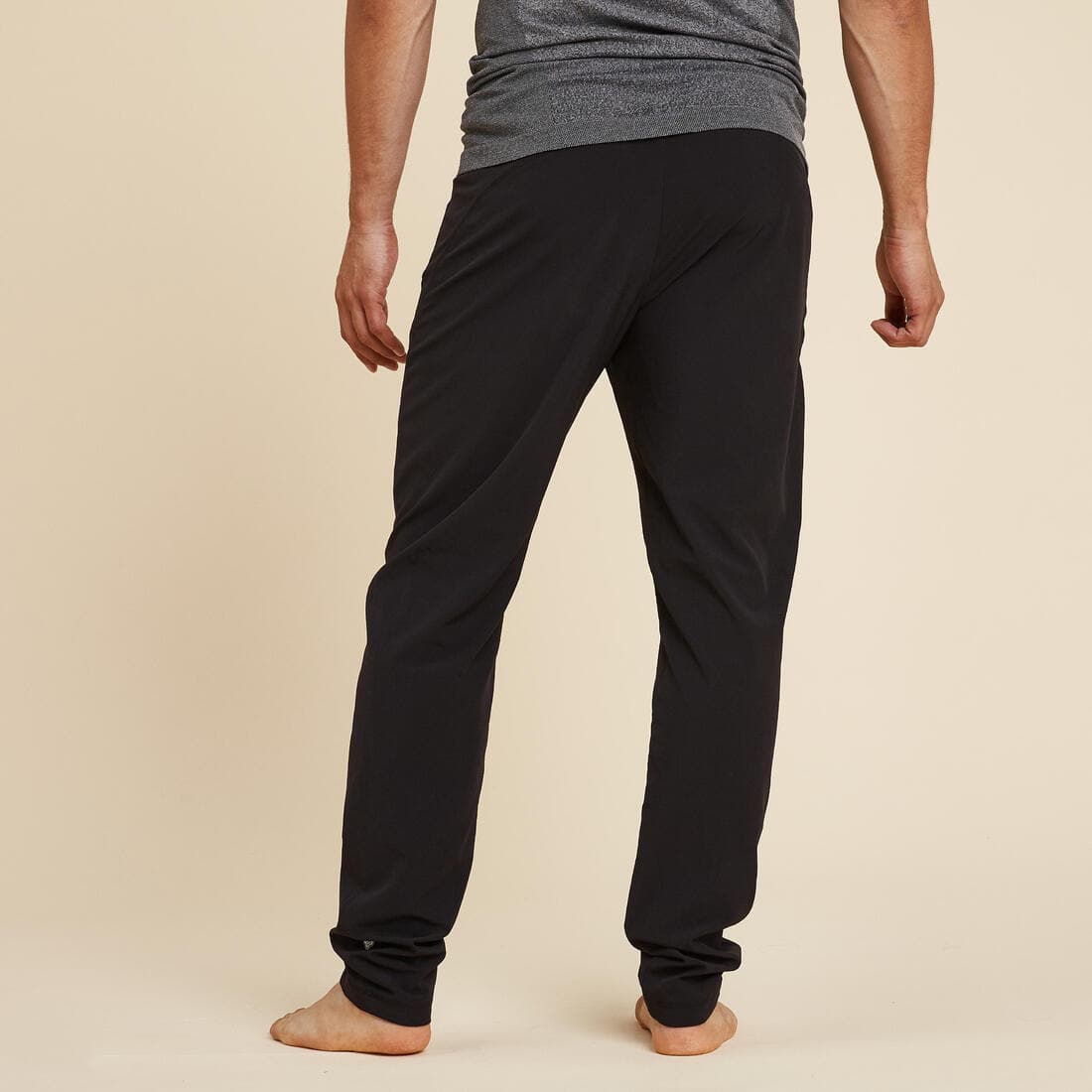 PANTALON YOGA DYNAMIQUE LEGER HOMME NOIR