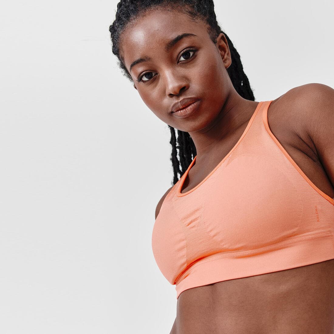 Brassière sans couture dos nageur maintien modéré Femme