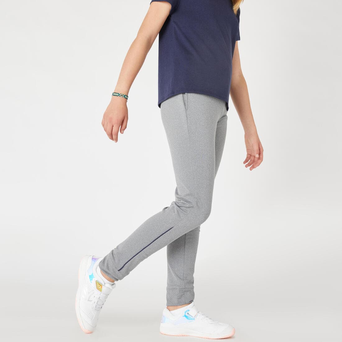 Pantalon fille enfant synthétique respirant - S500 marine