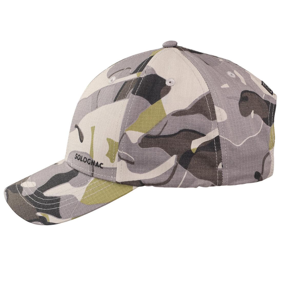 Casquette chasse 500 Résistante Camo Woodland Vert et